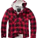 Мъжко яке в десен на червено каре Brandit Lumber, Зимни якета - Hoodstyle.bg