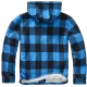 Мъжко яке в десен на синьо каре Brandit Lumber, Зимни якета - Hoodstyle.bg