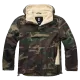 Мъжка дебела ветровка в камуфлажен цвят Brandit Woodland, Зимни якета - Hoodstyle.bg