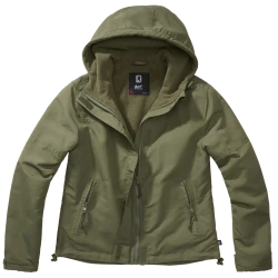Дамско яке в цвят маслина Olive