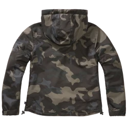 Дамско яке в тъмен камуфлаж Darkcamo