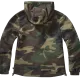Дамско лятно яке в тъмен камуфлаж Brandit Windbreaker woodland, Якета - Hoodstyle.bg