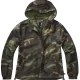 Дамско лятно яке в тъмен камуфлаж Brandit Windbreaker woodland, Якета - Hoodstyle.bg