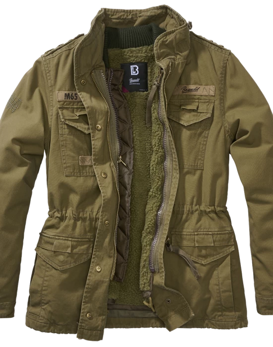 Премиум дамско яке в цвят маслина Brandit women M65 Giant, Якета - Hoodstyle.bg