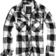 Мъжка карирана риза в бял цвят Brandit Check Shirt white/black, Блузи и Ризи - Hoodstyle.bg