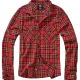 Мъжка карирана риза в червен цвят Brandit Check tartan, Блузи и Ризи - Hoodstyle.bg