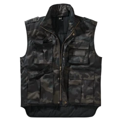 Ловна жилетка в тъмен камуфлаж Brandit Ranger Vest