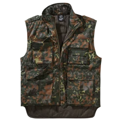Ловна жилетка в тъмен камуфлаж Brandit Ranger Vest flecktarn