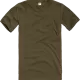 Мъжка изчистена тениска в масленозелен цвят Brandit BW, Блузи и Ризи - Hoodstyle.bg