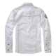 Мъжка риза в бял цвят в макси размери Brandit, Блузи и Ризи - Hoodstyle.bg