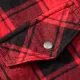 Мъжка риза без ръкави в червено каре Brandit Sleeveless red/black, Блузи и Ризи - Hoodstyle.bg