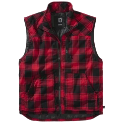 Мъжка жилетка Brandit Lumber Vest red/black