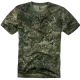 Мъжка изчистена тениска в камуфлажен цвят Brandit flecktarn, Блузи и Ризи - Hoodstyle.bg