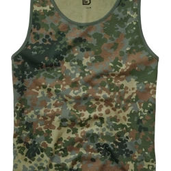 Мъжки потник в зелен камуфлаж Brandit flecktarn