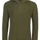 Мъжки тъмнозелен пуловер с яка Marine Troyer, Блузи и Ризи - Hoodstyle.bg