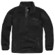 Мъжко яке от плюшен полар в черно Brandit Teddyfleece Troyer, Зимни якета - Hoodstyle.bg
