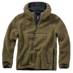 Мъжко пухкаво яке в цвят маслина Brandit Worker Pullover