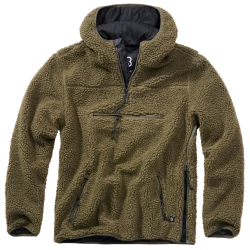 Мъжко пухкаво яке в цвят маслина Brandit Worker Pullover