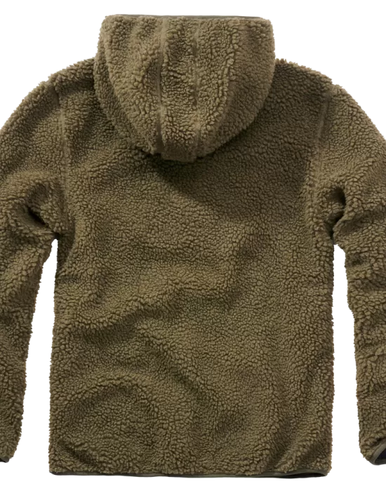 Мъжко пухкаво яке в цвят маслина Brandit Worker Pullover, Якета - Hoodstyle.bg