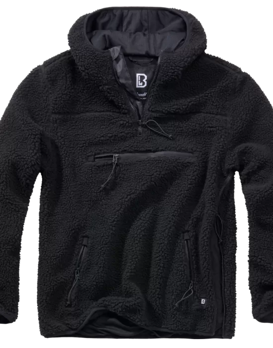 Мъжко пухкаво яке в черен цвят Brandit Worker Pullover, Якета - Hoodstyle.bg