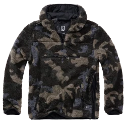 Мъжко пухкаво яке в тъмен камуфлаж Brandit Worker Pullover