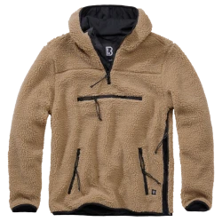 Мъжко пухкаво яке в цвят камел Brandit Worker Pullover 