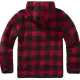 Мъжко карирано яке в червено Brandit Worker Pullover, Якета - Hoodstyle.bg