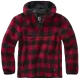 Мъжко карирано яке в червено Brandit Worker Pullover, Якета - Hoodstyle.bg