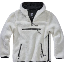 Мъжко пухкаво яке в бял цвят Brandit Worker Pullover