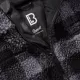 Мъжко карирано яке в сиво Brandit Teddyfleece Worker, Якета - Hoodstyle.bg