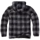 Мъжко карирано яке в сиво Brandit Teddyfleece Worker, Якета - Hoodstyle.bg