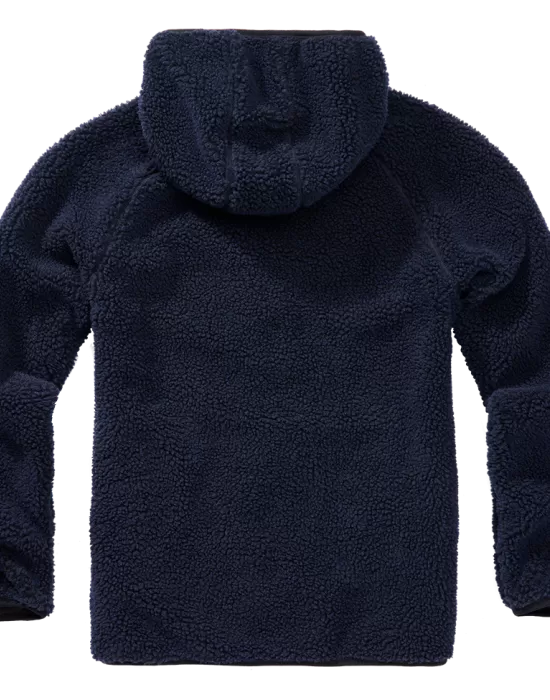 Мъжко пухкаво яке в тъмносин цвят Brandit Teddyfleece Worker, Якета - Hoodstyle.bg