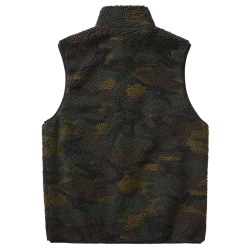 Мъжка жилетка от плюшен полар в тъмен камуфлаж Brandit Teddyfleece woodland