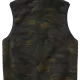 Мъжка жилетка от плюшен полар в тъмен камуфлаж Brandit Teddyfleece woodland, Жилетки - Hoodstyle.bg