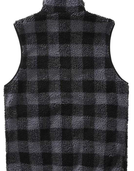 Мъжка жилетка от плюшен полар Brandit Teddyfleece black/grey, Жилетки - Hoodstyle.bg