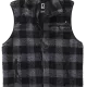 Мъжка жилетка от плюшен полар Brandit Teddyfleece black/grey, Жилетки - Hoodstyle.bg