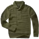 Плетен пуловер с висока яка в цвят маслина Brandit Alpine, Блузи и Ризи - Hoodstyle.bg