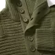 Плетен пуловер с висока яка в цвят маслина Brandit Alpine, Блузи и Ризи - Hoodstyle.bg
