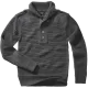 Плетен пуловер с висока яка в сив цвят Brandit Alpin Pullover, Блузи и Ризи - Hoodstyle.bg