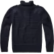 Плетен пуловер с висока яка в тъмносин цвят Brandit Alpine, Блузи и Ризи - Hoodstyle.bg