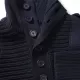 Плетен пуловер с висока яка в тъмносин цвят Brandit Alpine, Блузи и Ризи - Hoodstyle.bg