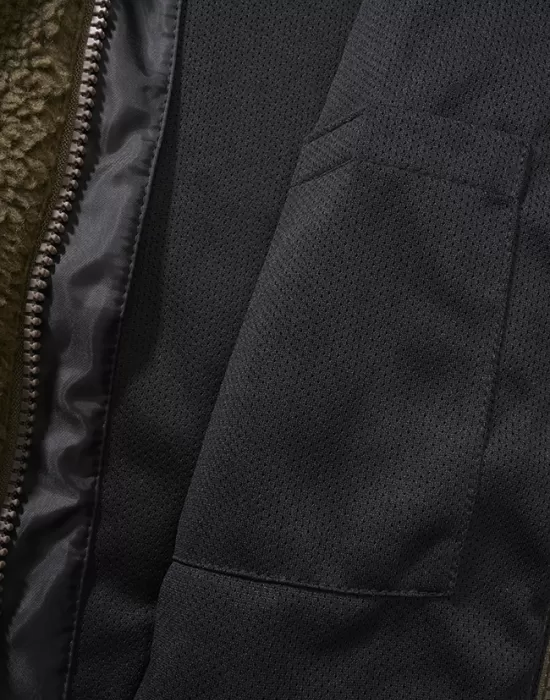 Дамско масленозелено пухкаво яке Brandit Teddyfleecejacket, Якета - Hoodstyle.bg
