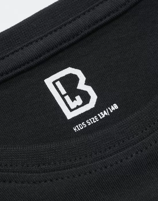 Детска изчистена тениска в черен цвят Brandit, Деца - Hoodstyle.bg