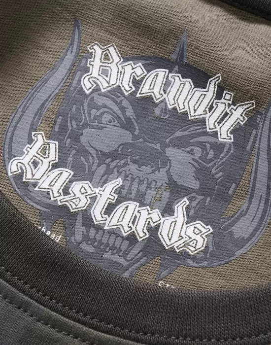 Тениска в цвят тъмен камуфлаж Motorhead Warpig Print, Тениски - Hoodstyle.bg
