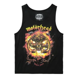 Мъжки потник в черен цвят Motorhead Tank Top Overkill