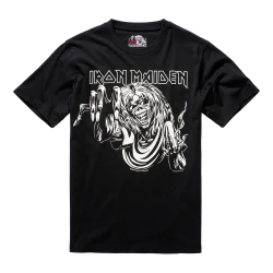 Тениска в черен цвят Iron Maiden Eddy Glow
