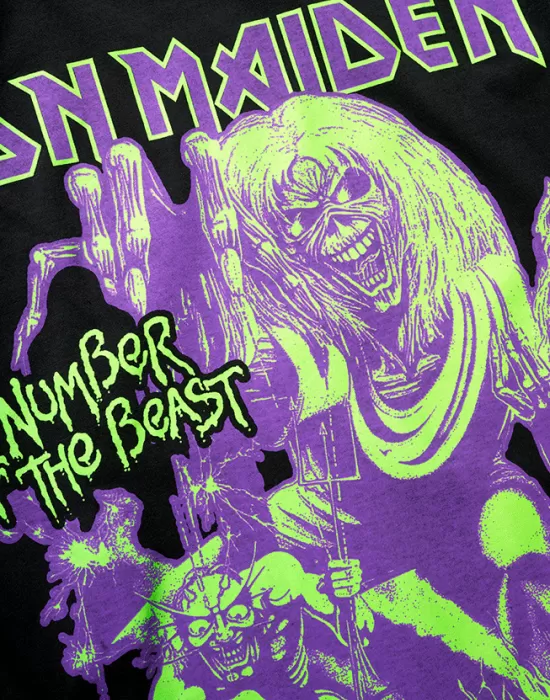 Тениска в черен цвят Iron Maiden Number of the Beast I, Тениски - Hoodstyle.bg