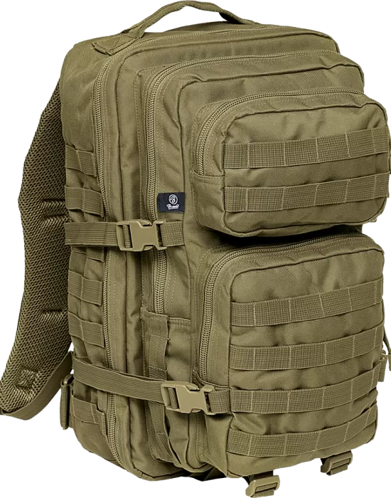 Туристическа раница тъмнозелена 40 л. Brandit US Cooper Large, Раници - Hoodstyle.bg