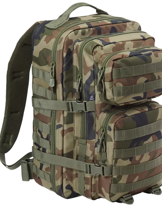 Туристическа раница камуфлаж 40 л. Brandit US Cooper Large woodland, Раници - Hoodstyle.bg