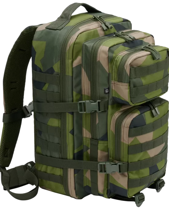 Туристическа раница камуфлаж 40 л. Brandit US Cooper Large swedish camo M90, Раници - Hoodstyle.bg